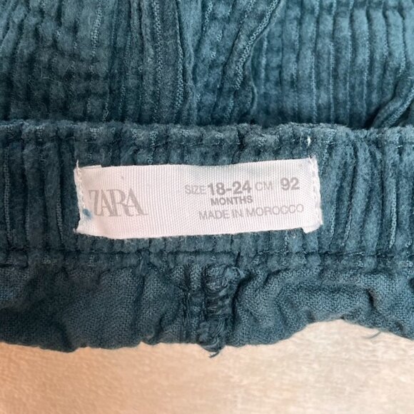 Zara Green 18-24 months corduroy Skort - Picture 4 of 4